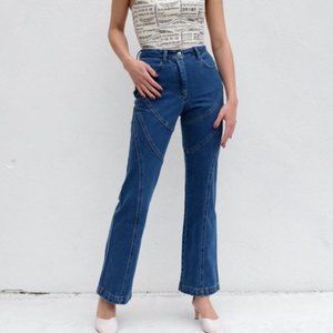PALOMA WOOL swirl detail DENIM JEANS - High Waist